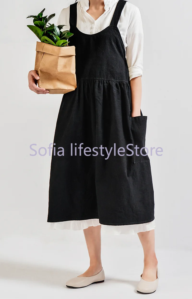 Foreign trade manufacturer Korean version cotton literary and artistic advertising apron cotton
Foreign trade manufacturer Korean version cotton literary and artistic advertising apron cotton