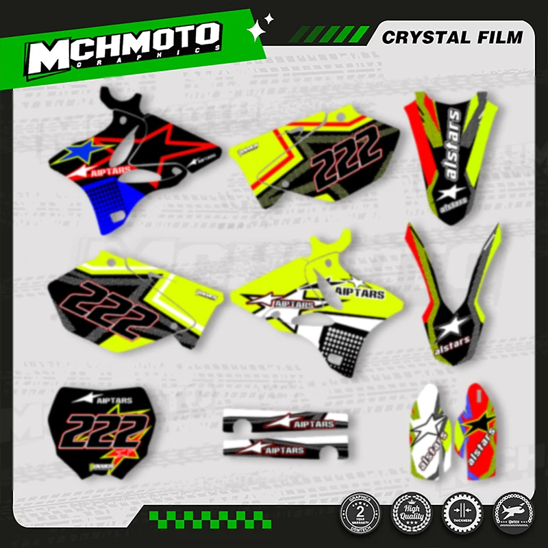MCHMFG Full Set Motorcycle Graphics Decal Stickers Kits For YAMAHA YZ125 YZ250 2002-2014 YZ 125 250
MCHMFG Full Set Motorcycle Graphics Decal Stickers Kits For YAMAHA YZ125 YZ250 2002-2014 YZ 125 250