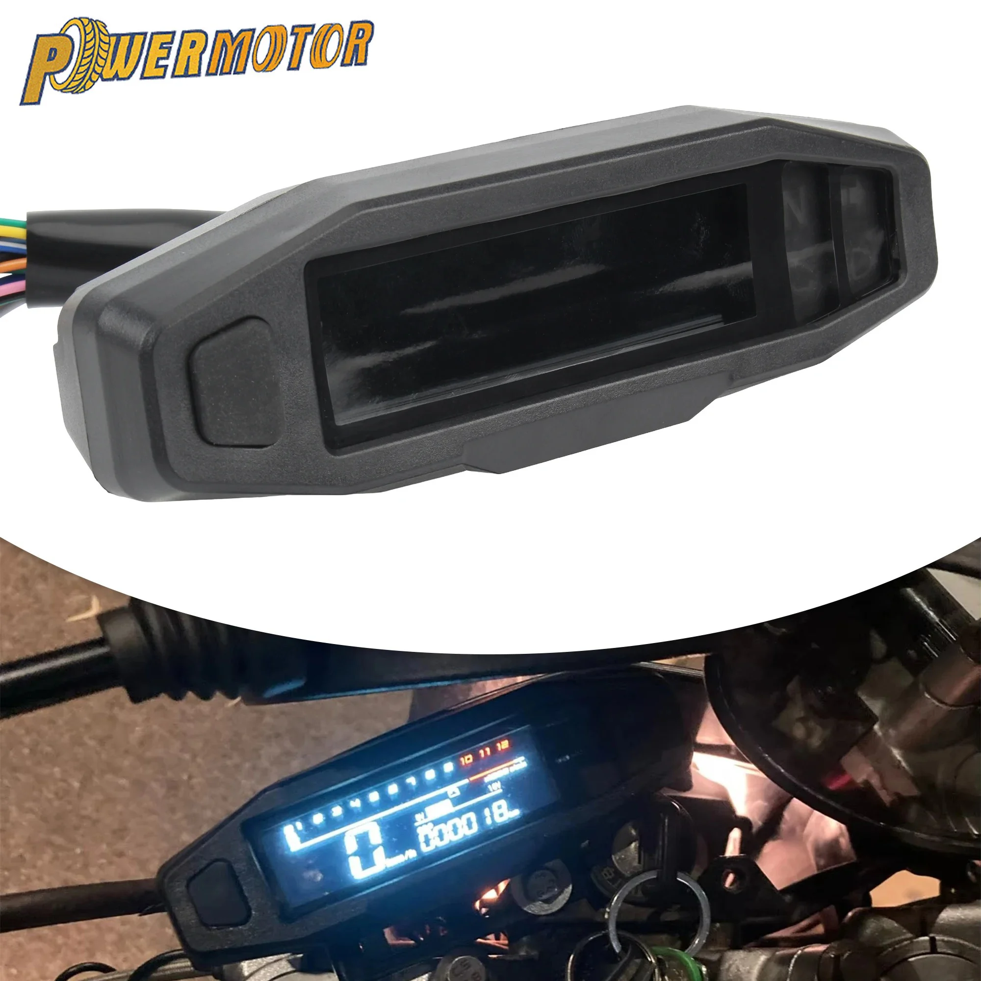 Universal Motorcycle Digital Meters Instrument Speedometer Cluster Oil Gauge Tachometer Turn Signal Indicator Modification Parts
Universal Motorcycle Digital Meters Instrument Speedometer Cluster Oil Gauge Tachometer Turn Signal Indicator Modification Parts