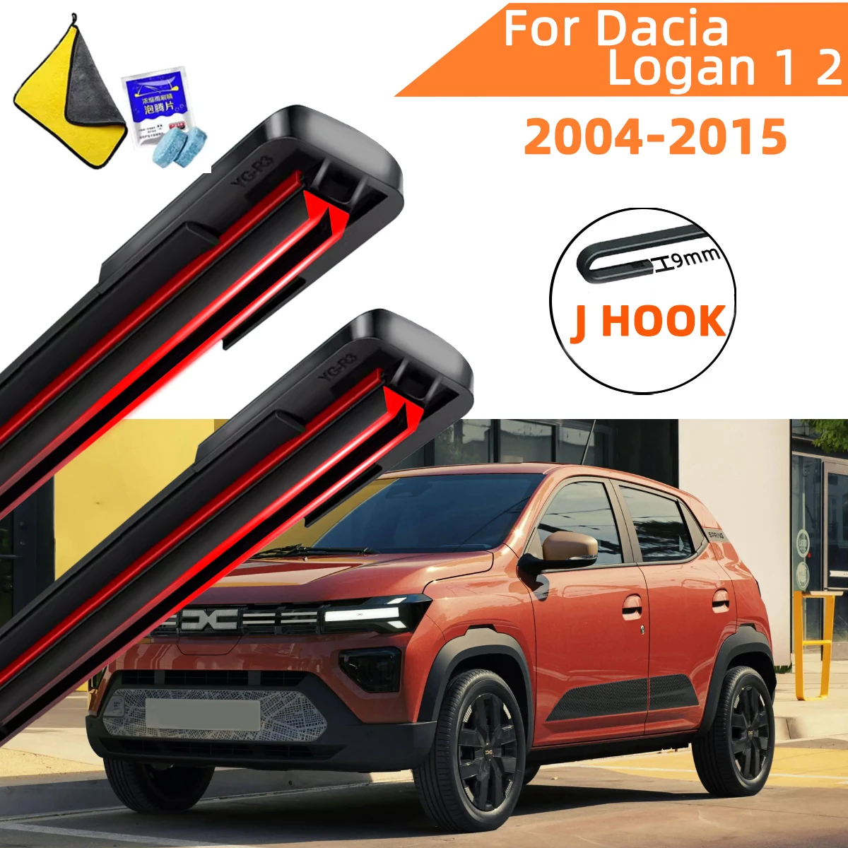 Double Rubber Car Wipers for Dacia Logan 1 2 Front Blade Brushes Cutter Automobiles Parts Accessorie Windscreen Wiper Wear Parts
Double Rubber Car Wipers for Dacia Logan 1 2 Front Blade Brushes Cutter Automobiles Parts Accessorie Windscreen Wiper Wear Parts