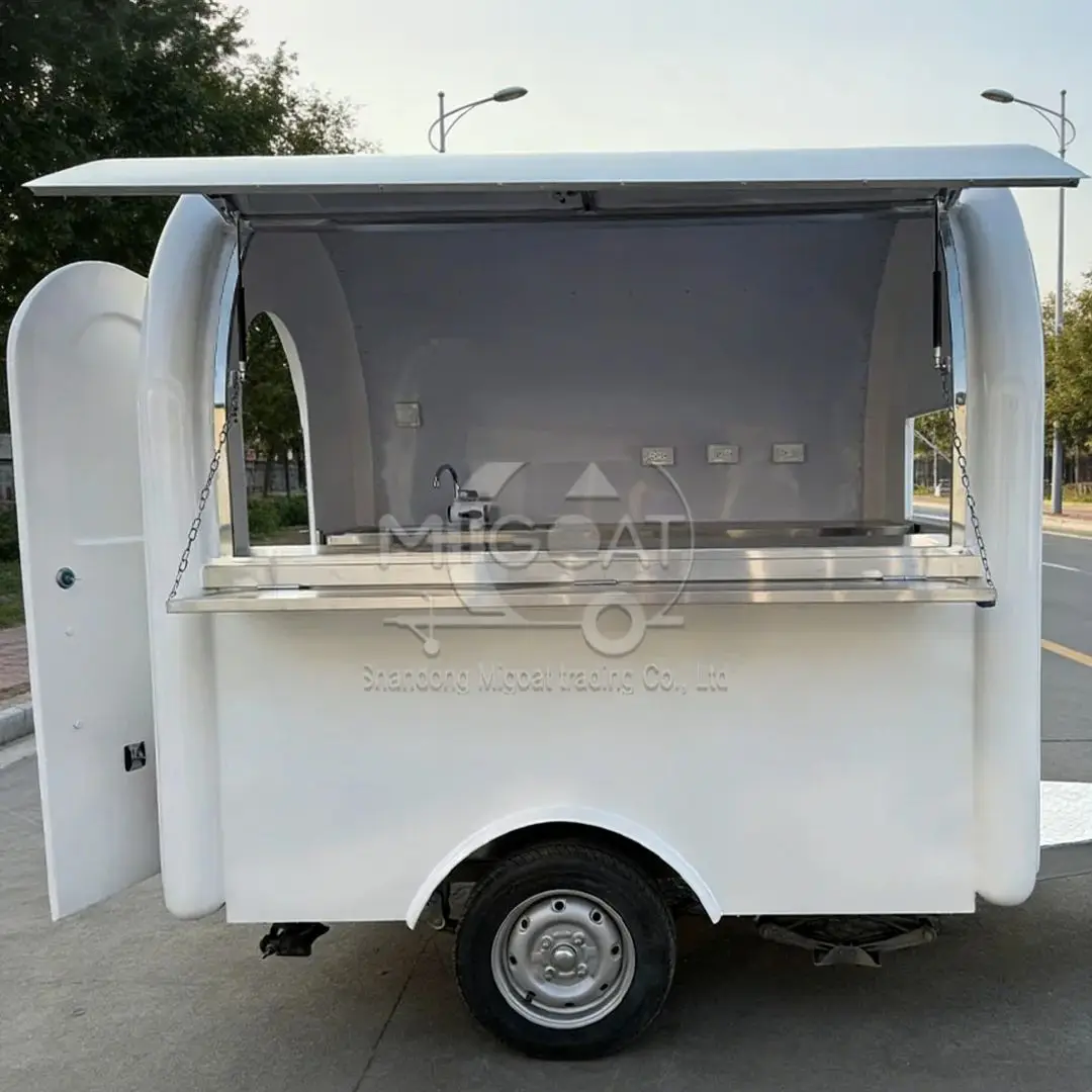 Small Towable Food Trailer Mobile Coffee & Milk Tea Vending Cart Business Equipment for Catering
Small Towable Food Trailer Mobile Coffee & Milk Tea Vending Cart Business Equipment for Catering