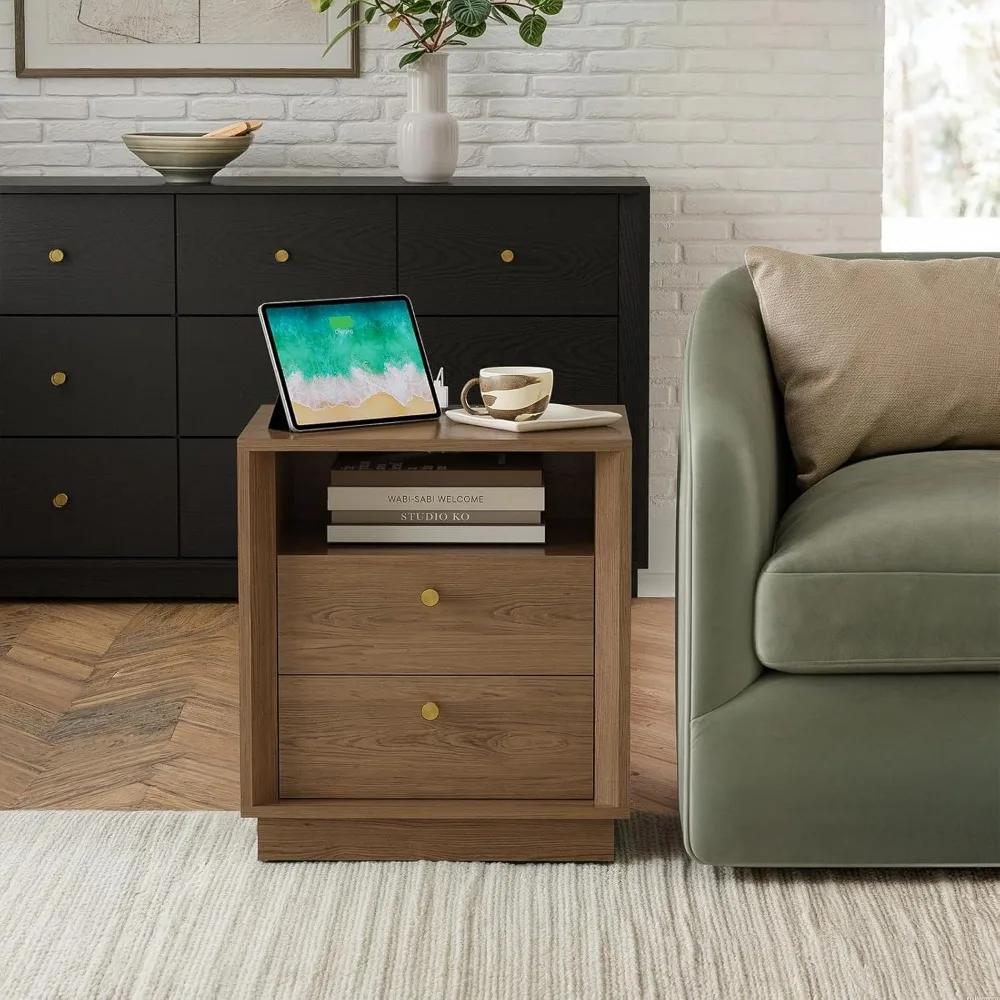 Nightstand with Charging Station, Mid Century Modern Nightstand with Wood Grain Texture, Minimalist End Table , Customized
Nightstand with Charging Station, Mid Century Modern Nightstand with Wood Grain Texture, Minimalist End Table , Customized