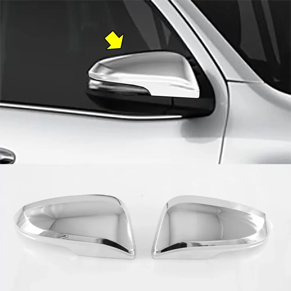 Silver Chrome Side View Door Wing Mirror Cover Trim For 2017-2025 Toyota Hilux Accessories
Silver Chrome Side View Door Wing Mirror Cover Trim For 2017-2025 Toyota Hilux Accessories