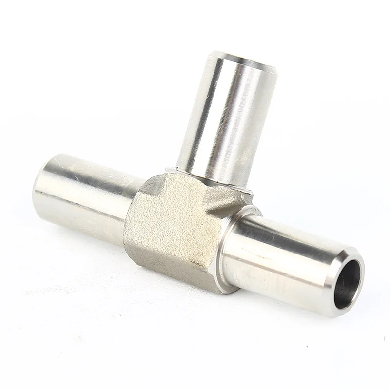 316l Stainless Steel Ba Grade Fully Automatic Welding 90 Degree Elbow Four-way Reducing Tee Large and Small Head 1/4 3/8 1/2
316l Stainless Steel Ba Grade Fully Automatic Welding 90 Degree Elbow Four-way Reducing Tee Large and Small Head 1/4 3/8 1/2
