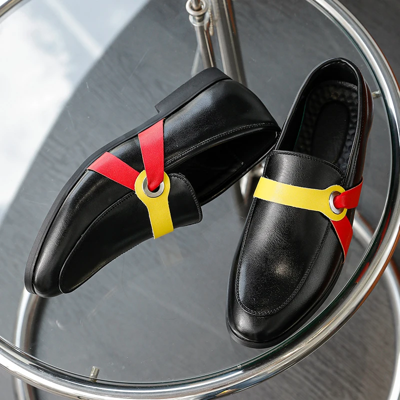 Men Loafers PU Splicing Low Heel Trendy and Comfortable Business Casual Men Shoes
Men Loafers PU Splicing Low Heel Trendy and Comfortable Business Casual Men Shoes