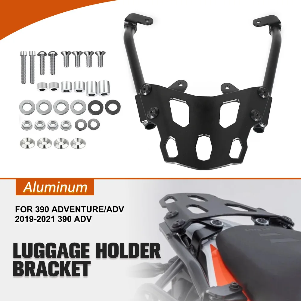 Motorcycle Luggage Holder Bracket Tail Carrier Case Support Shelf Holder Bracket For 390 Adventure/ADV 2019 2020 2021 390 ADV
Motorcycle Luggage Holder Bracket Tail Carrier Case Support Shelf Holder Bracket For 390 Adventure/ADV 2019 2020 2021 390 ADV