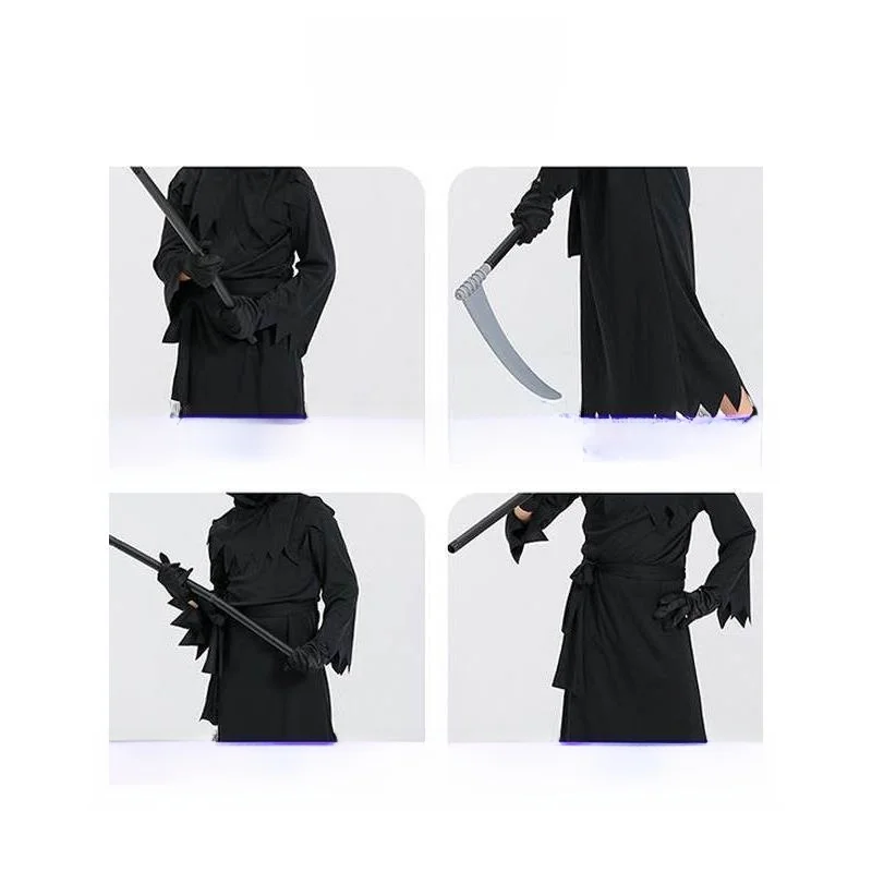 Halloween Reaper Costume Sickle Night Light Women's Traditional Clothing Stage Performance Autumn No Brand Registered
Halloween Reaper Costume Sickle Night Light Women's Traditional Clothing Stage Performance Autumn No Brand Registered