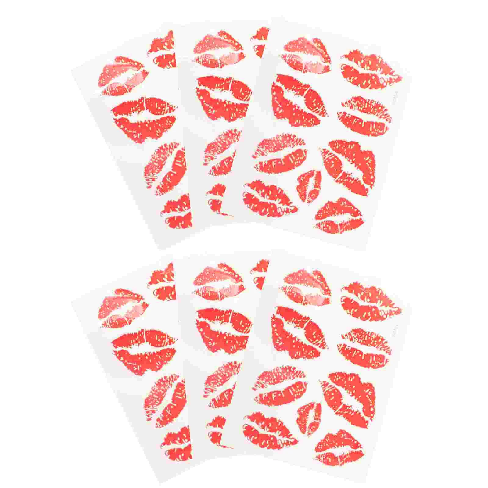 6 Pcs Body Decorations Sticker Stickers Water-proof Temporary The Face Personality
6 Pcs Body Decorations Sticker Stickers Water-proof Temporary The Face Personality