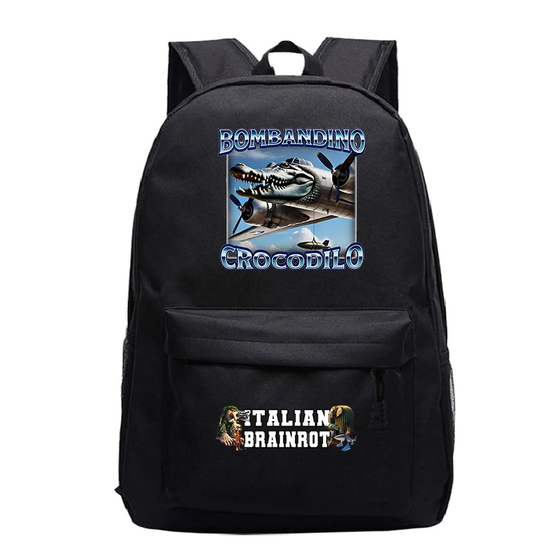 Children Backpack Italian Brainrot School Bag Boy Girl Bombardiro Crocodilo Meme Lightweight Backpack Student Sport School Bags
Children Backpack Italian Brainrot School Bag Boy Girl Bombardiro Crocodilo Meme Lightweight Backpack Student Sport School Bags