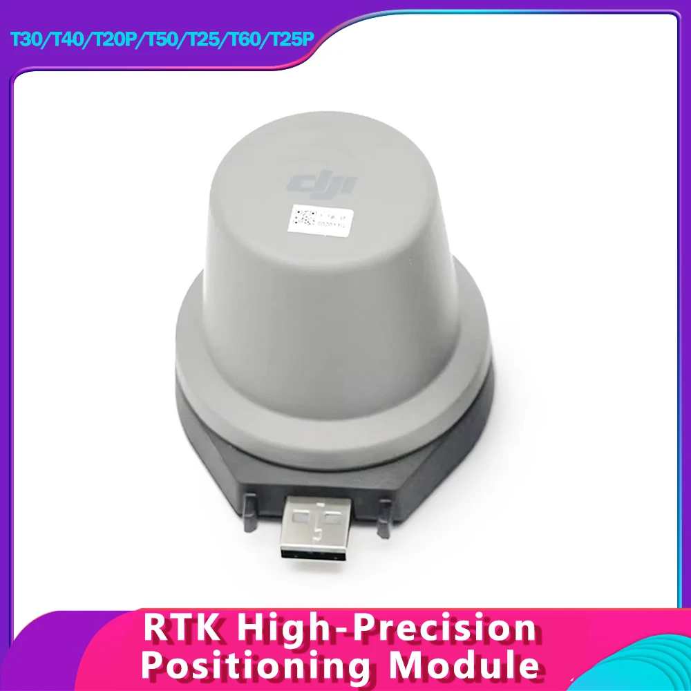 RTK High-Precision Positioning Module for DJI T30/T40/T20P/T50/T25/T60/T25P UAV Parts Agriculture Drone Accessories Brand New 
RTK High-Precision Positioning Module for DJI T30/T40/T20P/T50/T25/T60/T25P UAV Parts Agriculture Drone Accessories Brand New