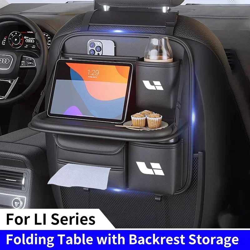 Органайзер на спинку автомобильного сиденья со складным настольным подносом, сумка для хранения спинки сиденья для Lixiang LEADING IDEAL L6 L7 L8 L9 Li ONE MEGA
Органайзер на спинку автомобильного сиденья со складным настольным подносом, сумка для хранения спинки сиденья для Lixiang LEADING IDEAL L6 L7 L8 L9 Li ONE MEGA