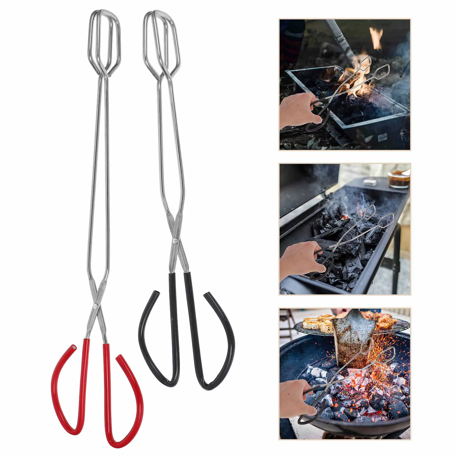 2 Pcs Charcoal Clip Bbq Fireplace Tong Tongs Poker Clamp Log Grabber Stainless Steel Barbecue
2 Pcs Charcoal Clip Bbq Fireplace Tong Tongs Poker Clamp Log Grabber Stainless Steel Barbecue