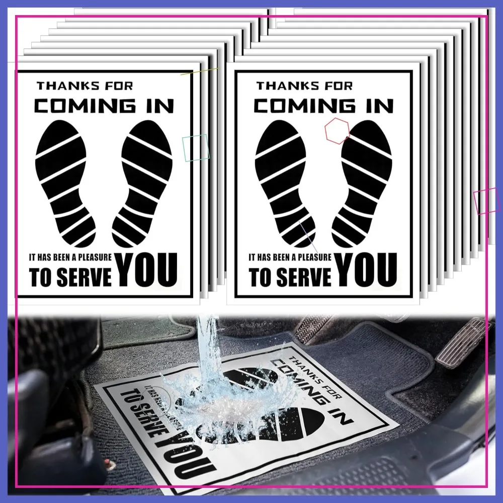 500 Pcs Disposable Car Floor Mats, Waterproof Paper Foot Mat for Vehicle Supplies, White 20x15 Inch
500 Pcs Disposable Car Floor Mats, Waterproof Paper Foot Mat for Vehicle Supplies, White 20x15 Inch