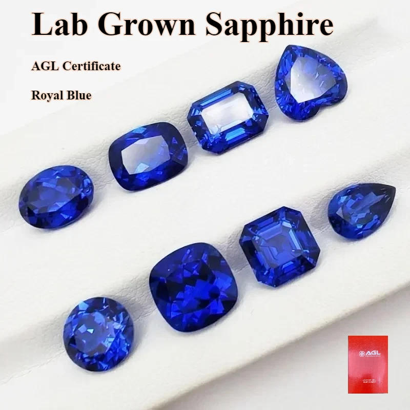 Lab Grown Sapphire Royal Blue Color Multiple Cutting DIY Jewelry Production Main Materials Selectable Certificate
Lab Grown Sapphire Royal Blue Color Multiple Cutting DIY Jewelry Production Main Materials Selectable Certificate