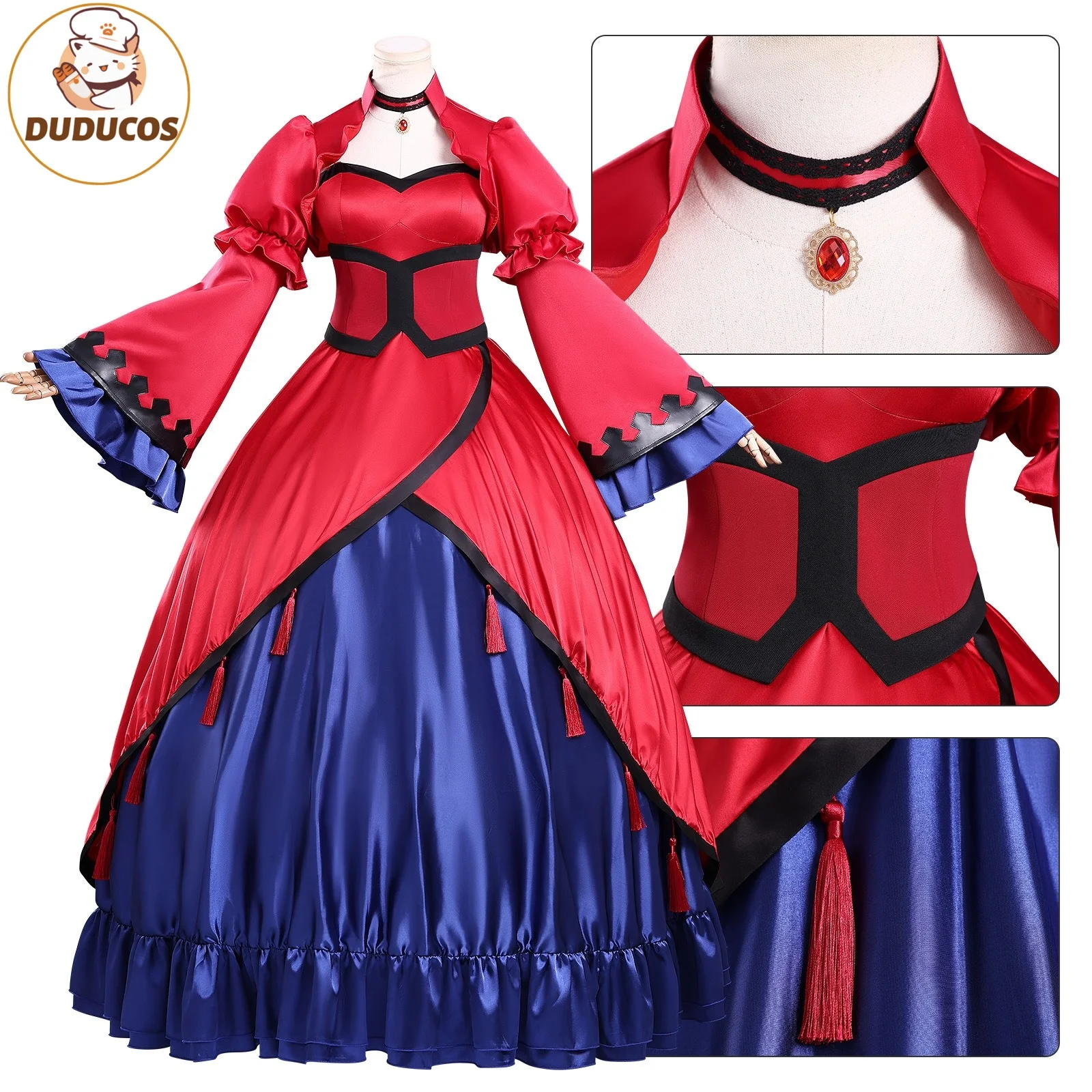 DUDU-R The Holy Grail of Eris Scarlett Castiel Red Dress Evening Gown Cosplay Costume Halloween
DUDU-R The Holy Grail of Eris Scarlett Castiel Red Dress Evening Gown Cosplay Costume Halloween