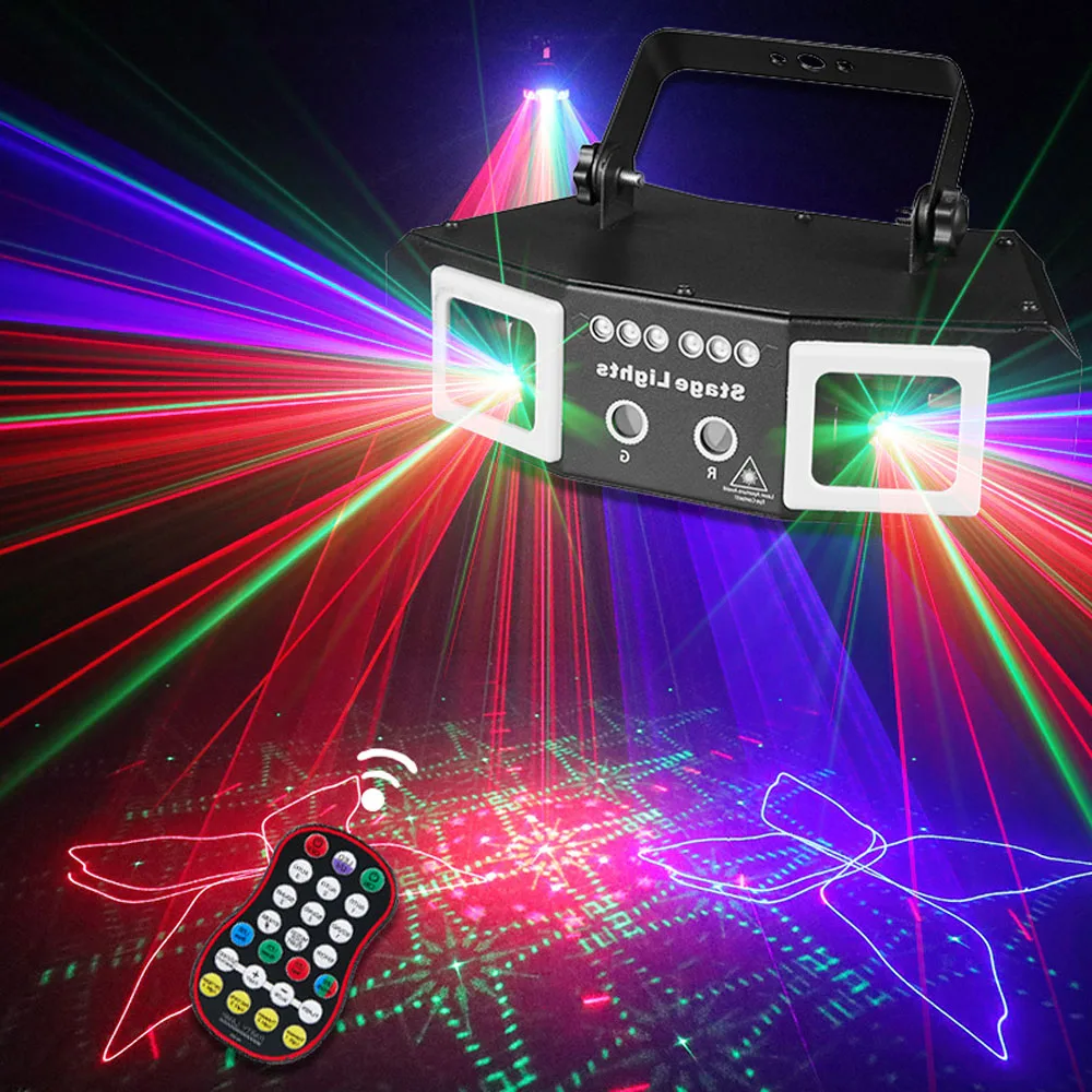 DJ Disco Party Light LED UV Light DMX Control Pattern Light LED Beams Light Sound Activated Strobe Projection Light HolidayDecor
DJ Disco Party Light LED UV Light DMX Control Pattern Light LED Beams Light Sound Activated Strobe Projection Light HolidayDecor