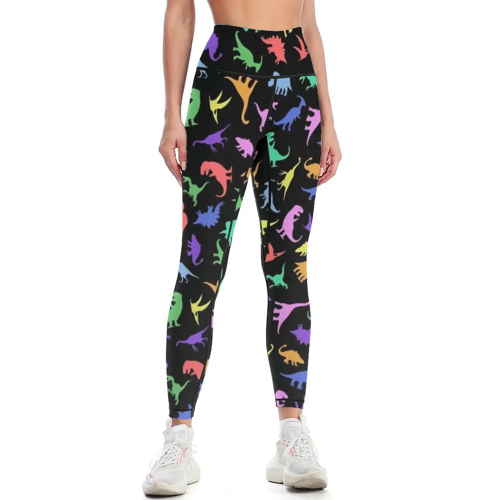 Fun Dinosaur Pattern (Black Background) Leggings Leginsy push up gym wear Women sports Womens Leggings
Fun Dinosaur Pattern (Black Background) Leggings Leginsy push up gym wear Women sports Womens Leggings