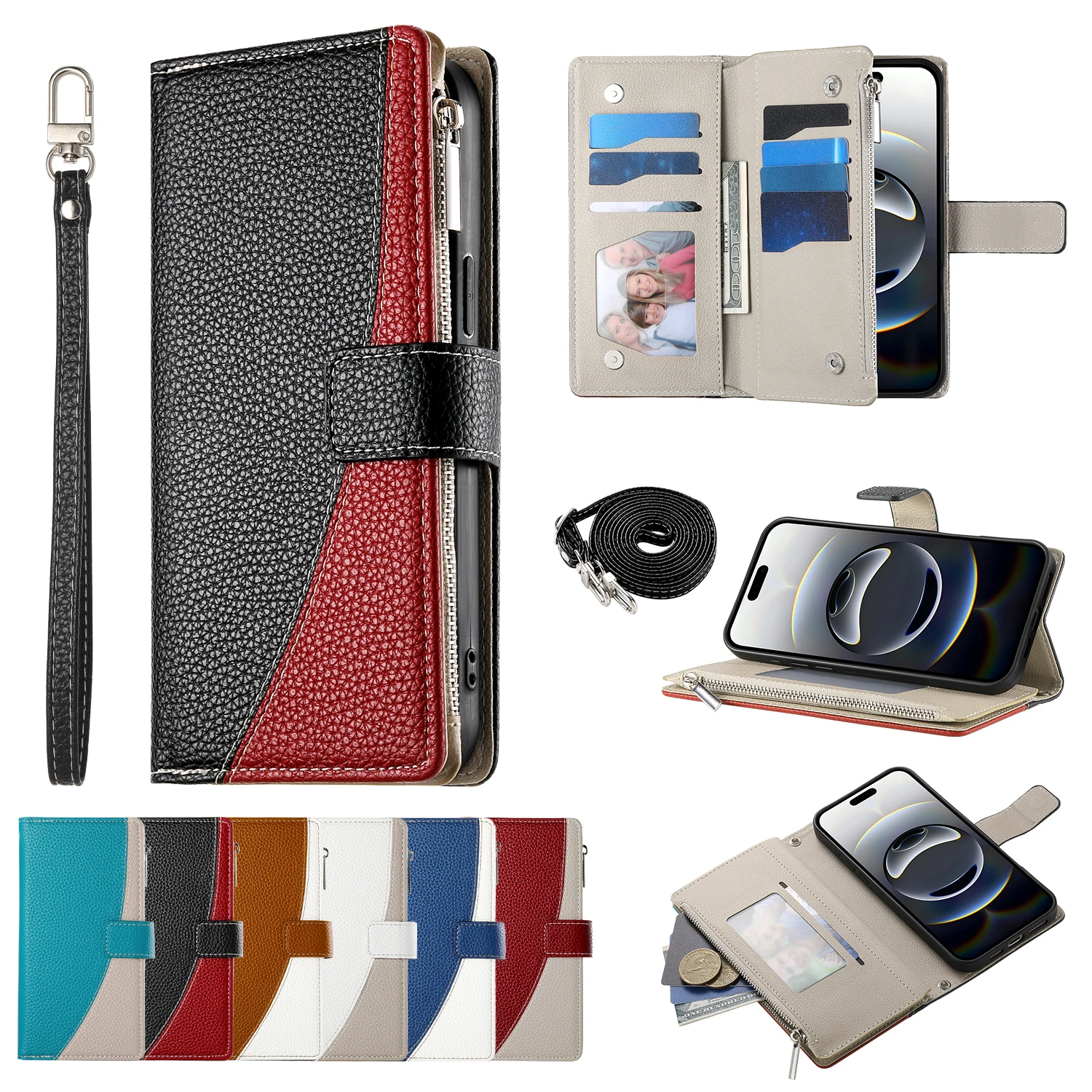 Leather Card Holder Phone Case For XiaoMi Poco X7 X6 X5 Pro 5G Wallet Flip Cover
Leather Card Holder Phone Case For XiaoMi Poco X7 X6 X5 Pro 5G Wallet Flip Cover