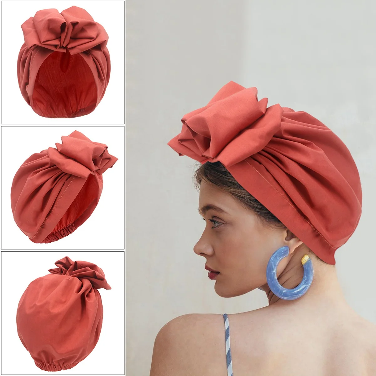 Faionable Retro Women's Headscarf Cap Floral Print All-Match Spring Autumn Winter Seasonal Polyester Fabric Hat
Faionable Retro Women's Headscarf Cap Floral Print All-Match Spring Autumn Winter Seasonal Polyester Fabric Hat