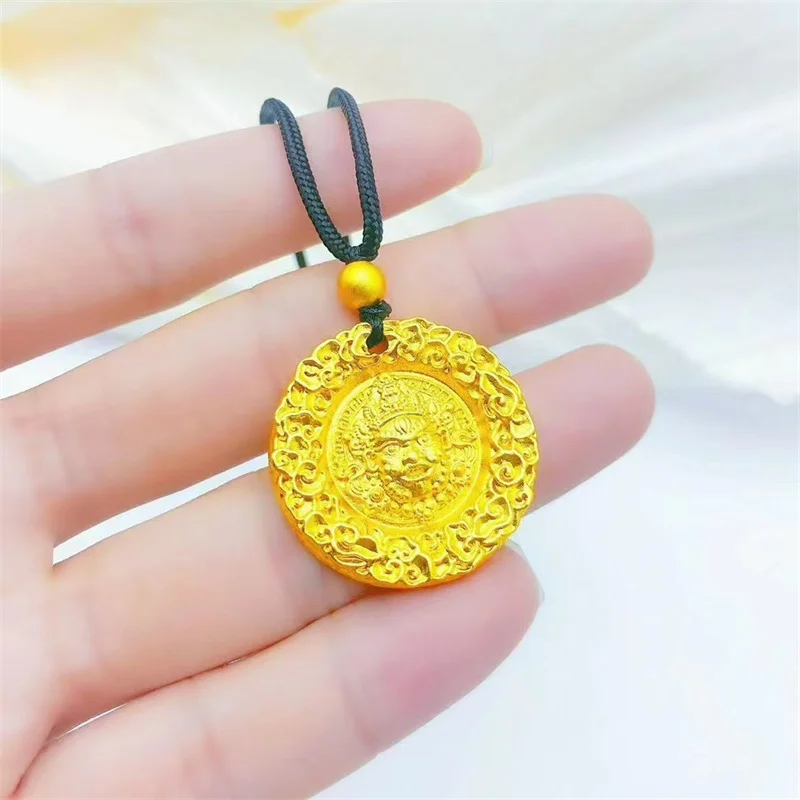 Blessing Yellow Jambhala Pendant For Men Jewelry Relief Auspicious Remarks Mammon Buckle Necklace Male Sweater Chain Accessories
Blessing Yellow Jambhala Pendant For Men Jewelry Relief Auspicious Remarks Mammon Buckle Necklace Male Sweater Chain Accessories