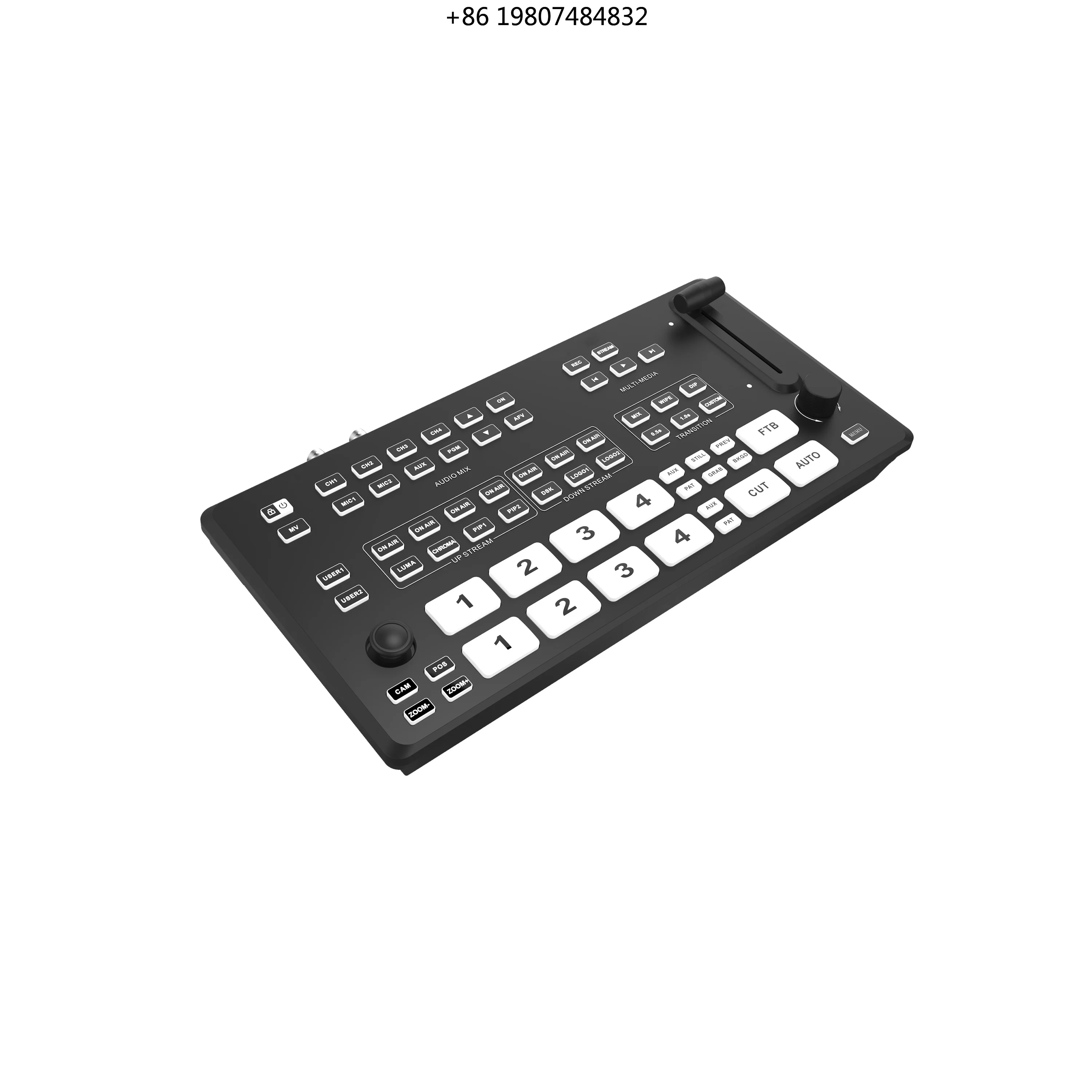 H.264 Encoding 4CH Professional +SDI+IP 4K Video Switcher with HDM I 2.0/SDI Inputs 10 Layers
H.264 Encoding 4CH Professional +SDI+IP 4K Video Switcher with HDM I 2.0/SDI Inputs 10 Layers