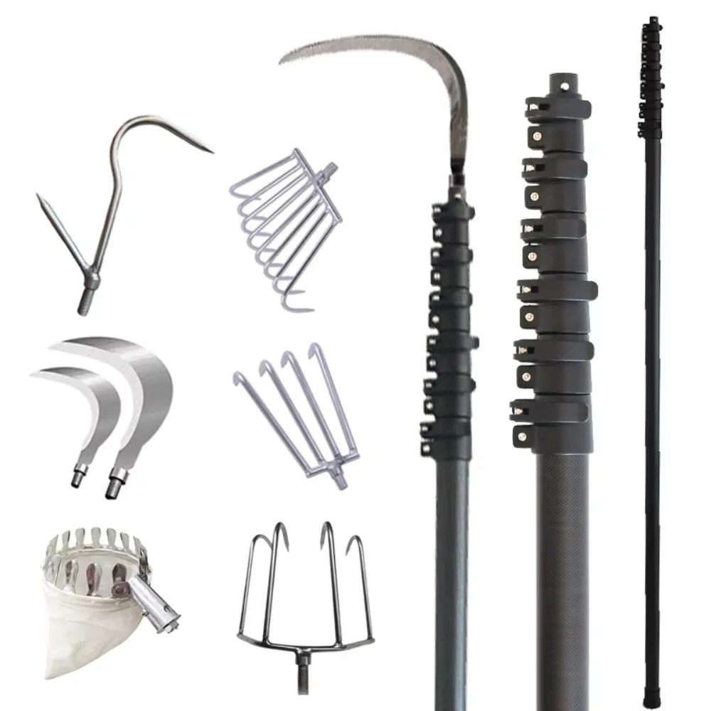 Custom 20ft-95ft 100% Carbon Fiber Areca Nut Coconut Picking Extension Pole
Custom 20ft-95ft 100% Carbon Fiber Areca Nut Coconut Picking Extension Pole