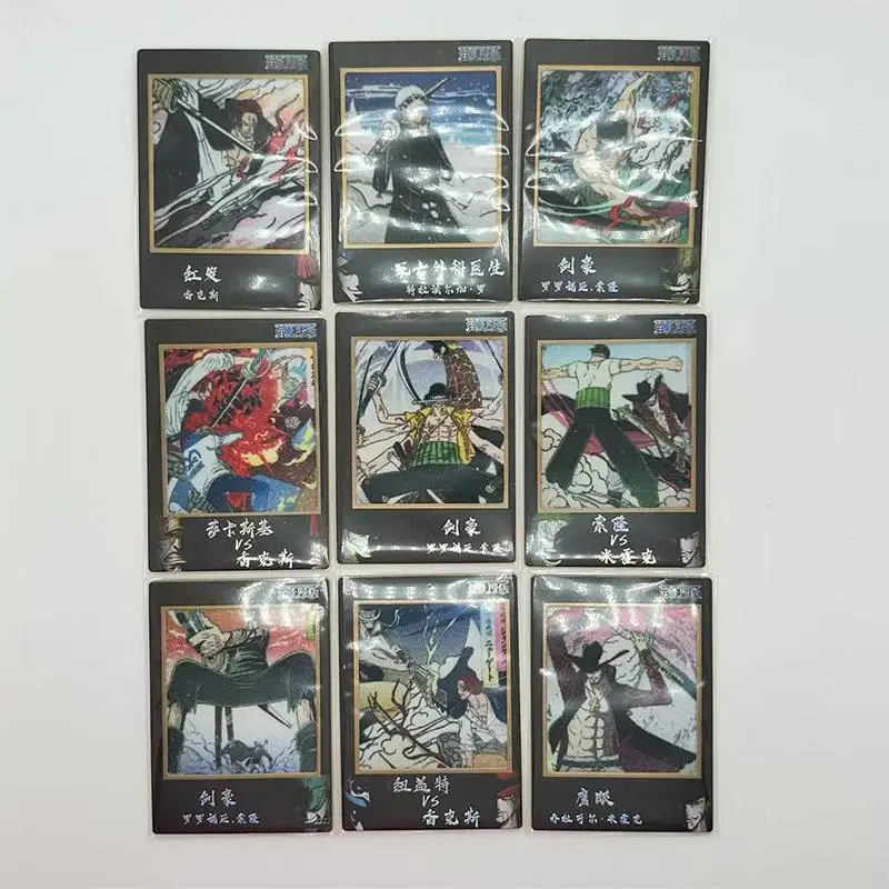 Anime One Piece Roronoa Zoro Shanks Dracule Mihawk Trafalgar D Water Law Limited Game Collectible Card Toy Birthday Gift
Anime One Piece Roronoa Zoro Shanks Dracule Mihawk Trafalgar D Water Law Limited Game Collectible Card Toy Birthday Gift