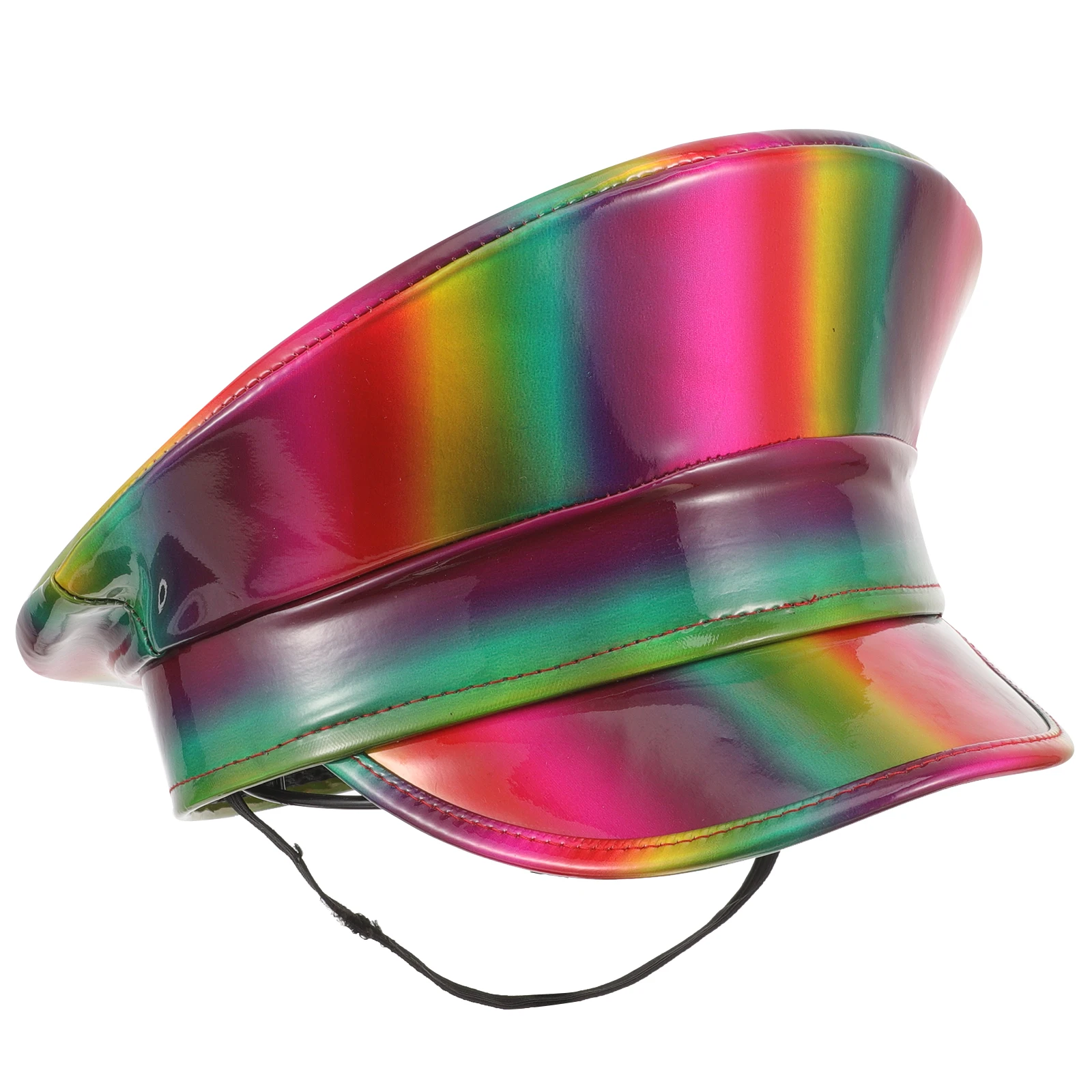 Patent Hat Colorful Rainbow Sailor Hats for Women Men Luxury Boating Accessories Captains Beret Yacht Outfit
Patent Hat Colorful Rainbow Sailor Hats for Women Men Luxury Boating Accessories Captains Beret Yacht Outfit