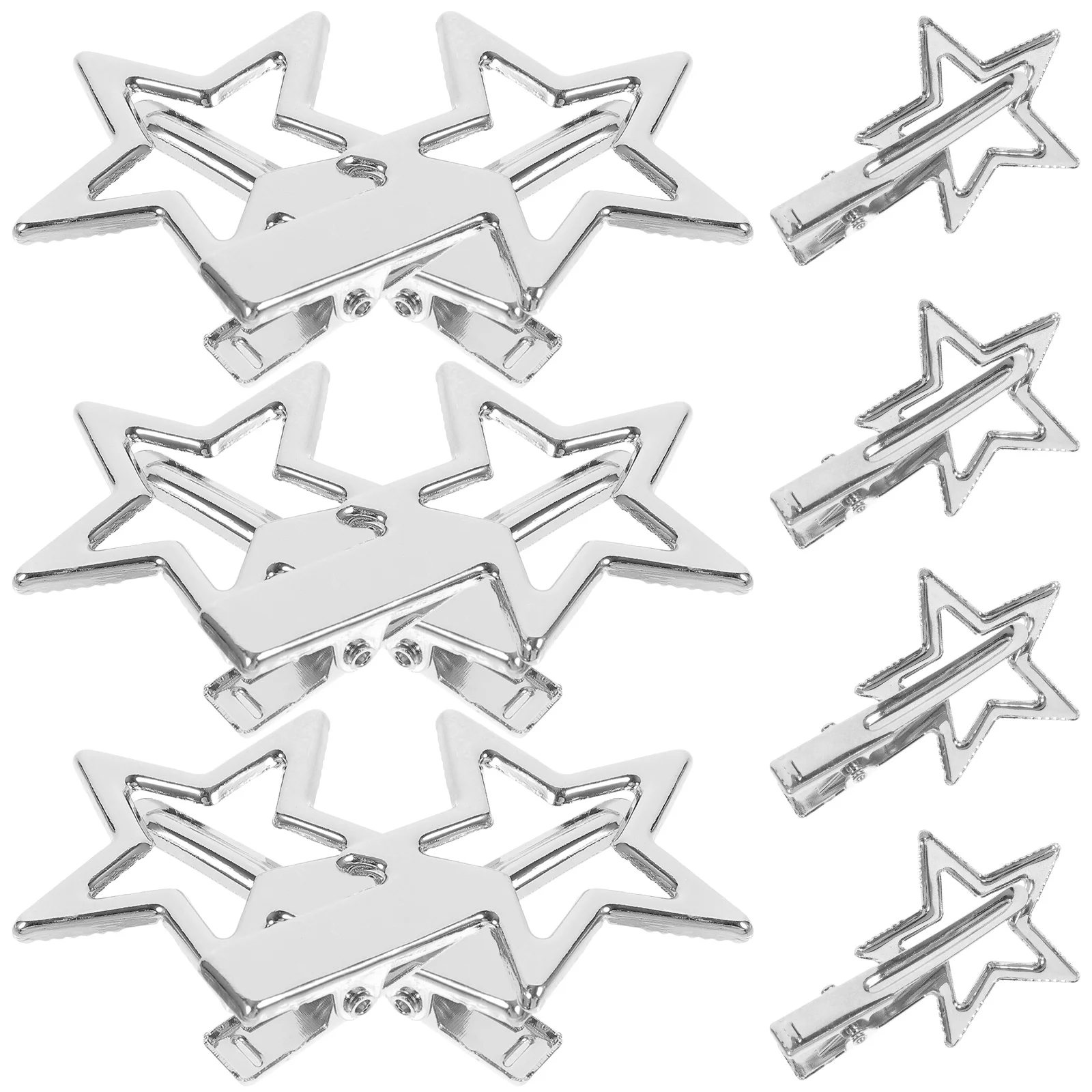 10pcs Metal Star Hair Clips Silver Durable Kawaii Accessories Women Girls Bangs Messy Hairstyles Elegant Zinc Alloy
10pcs Metal Star Hair Clips Silver Durable Kawaii Accessories Women Girls Bangs Messy Hairstyles Elegant Zinc Alloy