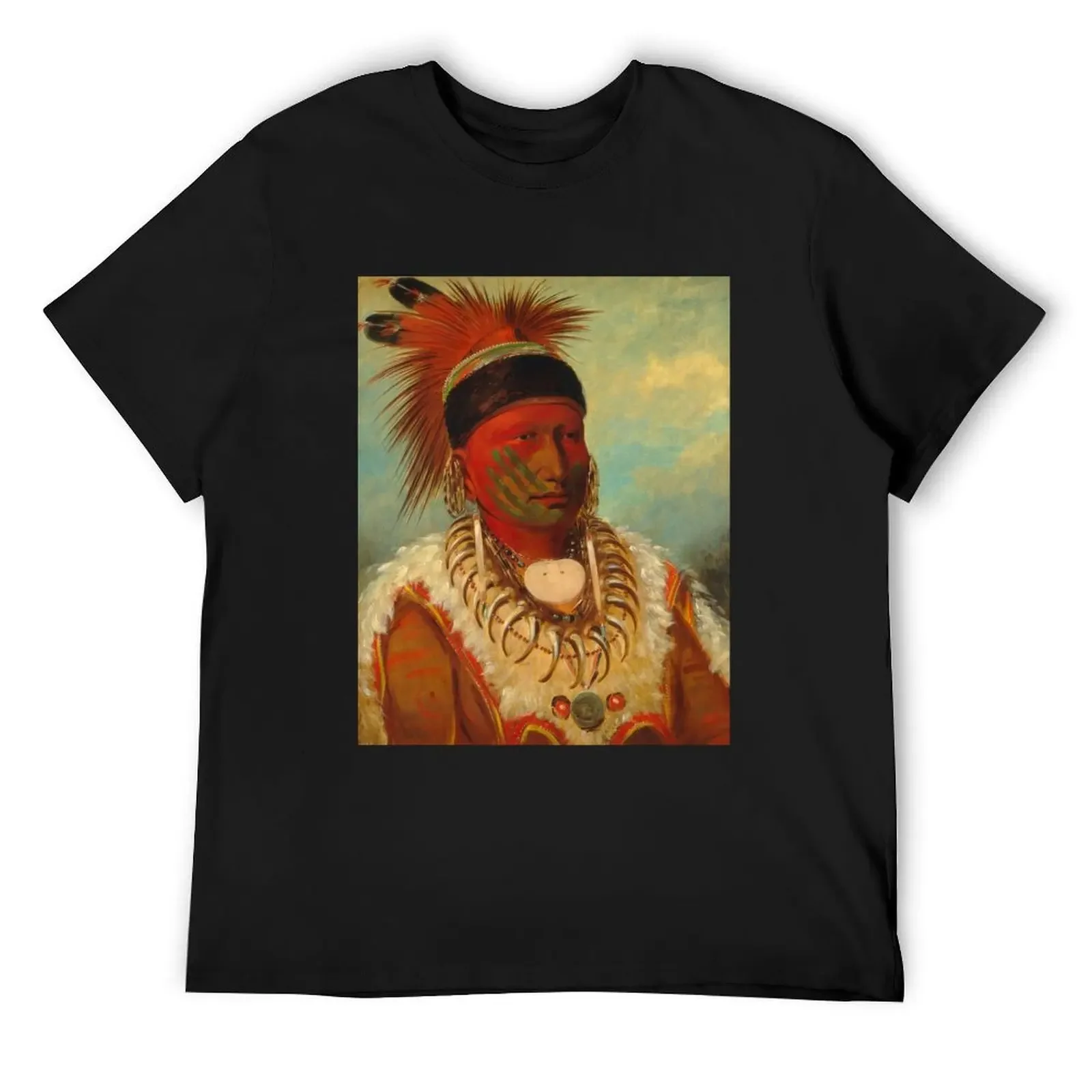 The White Cloud, Head Chief of the Iowas by George Catlin T-Shirt Funny t-shirt mens cotton t shirts
The White Cloud, Head Chief of the Iowas by George Catlin T-Shirt Funny t-shirt mens cotton t shirts