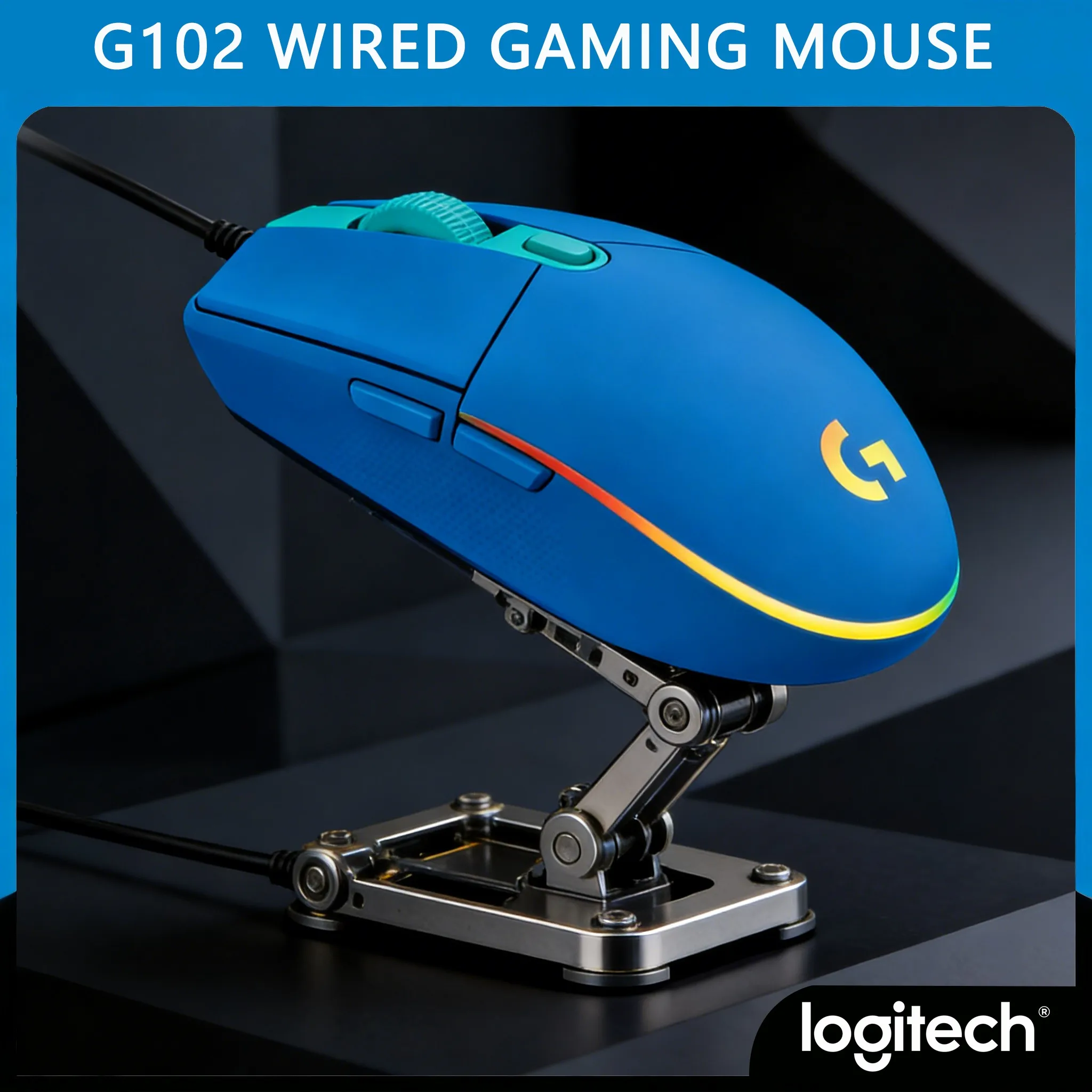 Logitech G102 Wired Mouse RGB Gaming & Office Dual Use Ergonomic 8000DPI
Logitech G102 Wired Mouse RGB Gaming & Office Dual Use Ergonomic 8000DPI