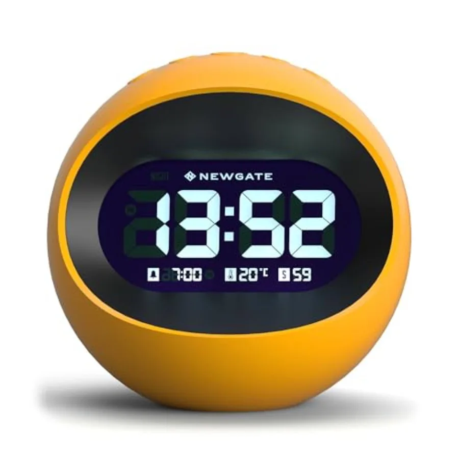 ® Centre of the Earth Alarm Clock Round Retro Digital LCD Clock Yellow Ideal for Bedside, Desk or Shelf Retro Bedroom and Offic
® Centre of the Earth Alarm Clock Round Retro Digital LCD Clock Yellow Ideal for Bedside, Desk or Shelf Retro Bedroom and Offic