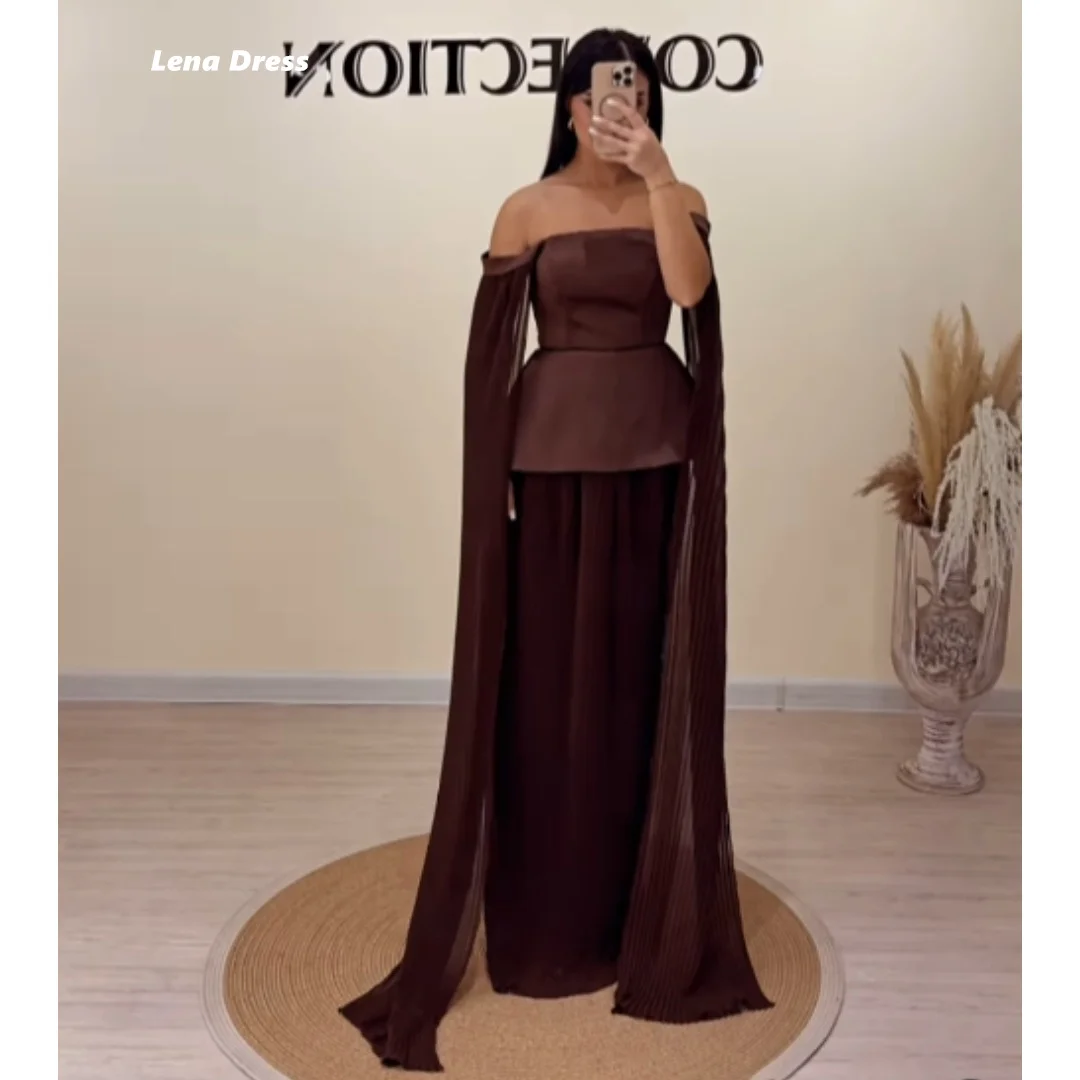 Lena Evening Dresses for Special Occasions Shawl Prom Clothes Custom Made Evening Dress Woman Off-shoulder Chiffon Robe Soiree
Lena Evening Dresses for Special Occasions Shawl Prom Clothes Custom Made Evening Dress Woman Off-shoulder Chiffon Robe Soiree