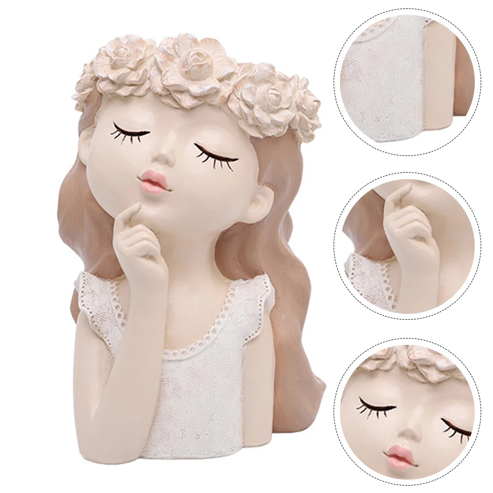 Resin Succulent Planter Small Lovely Meditative Girl Tabletop Decoration Flower Pot for Home Office Desk Succulents Plant Pot
Resin Succulent Planter Small Lovely Meditative Girl Tabletop Decoration Flower Pot for Home Office Desk Succulents Plant Pot