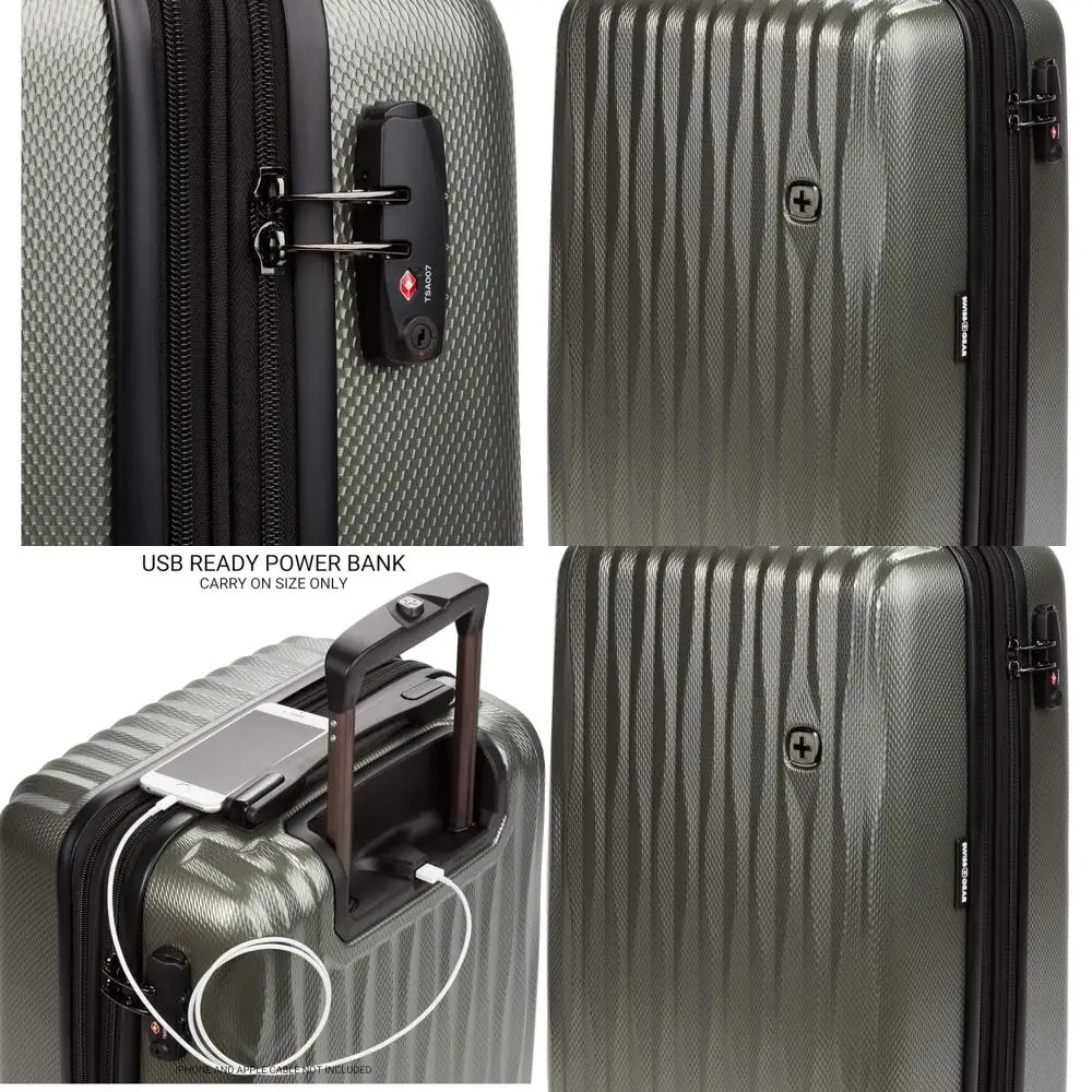 Швейцарский жесткий чемодан-спиннер SwissGear 7272 с замком TSA, 19, металлическая ручная кладь
Швейцарский жесткий чемодан-спиннер SwissGear 7272 с замком TSA, 19, металлическая ручная кладь