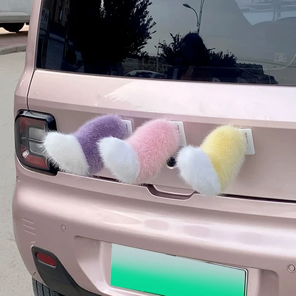 Electric rocking tail plush car rear trunk decoration, voice controlled dynamic fox tail car decoration
Electric rocking tail plush car rear trunk decoration, voice controlled dynamic fox tail car decoration