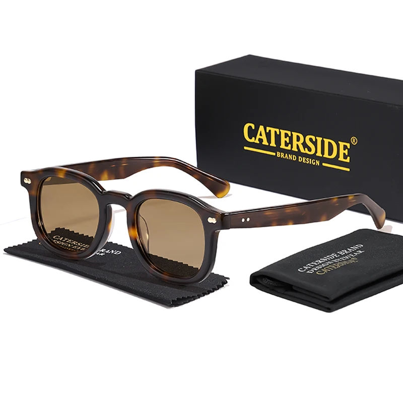 CATERSIDE Retro Round Men Sunglasses Small Frame High-Quality Acetate Frame Sun Glasses Women Parties Travel Outdoor Glasses
CATERSIDE Retro Round Men Sunglasses Small Frame High-Quality Acetate Frame Sun Glasses Women Parties Travel Outdoor Glasses