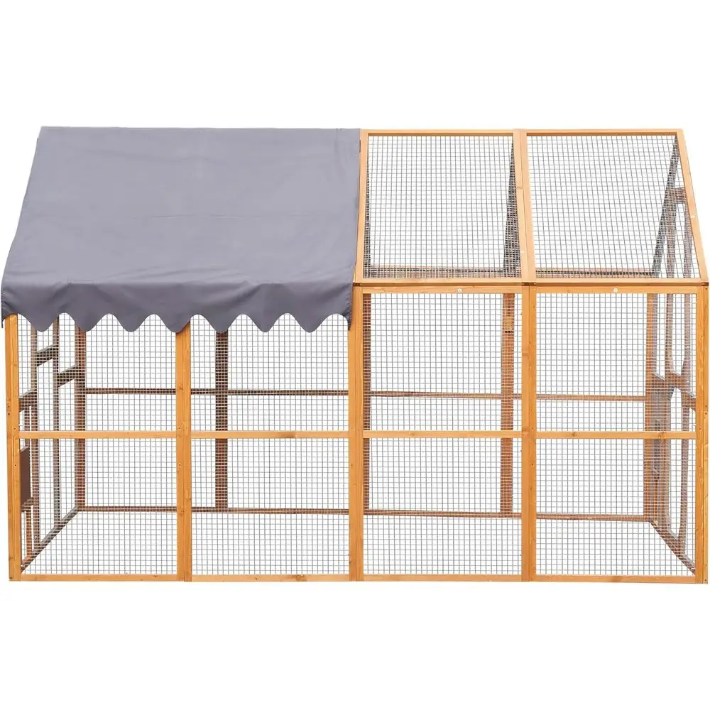 Большой уличный вольер для кур и кошек (110 см) с водонепроницаемым чехлом и оцинкованной сеткой для мелких животных
Большой уличный вольер для кур и кошек (110 см) с водонепроницаемым чехлом и оцинкованной сеткой для мелких животных