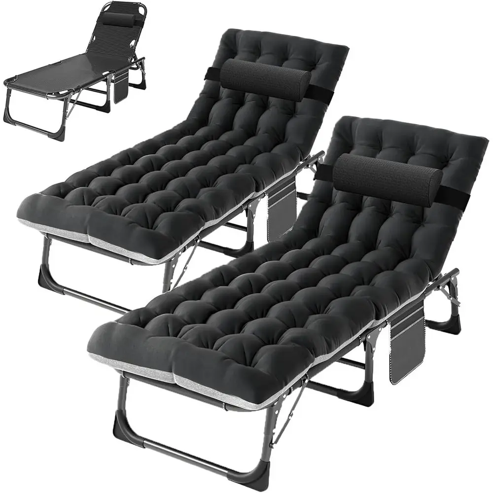 2PK Oversized Chaise Lounge Chair,5 Positions Padded Outdoor Tanning Chair,Heavy Duty Portable Chair or Suthing Patio Pool Lawn
2PK Oversized Chaise Lounge Chair,5 Positions Padded Outdoor Tanning Chair,Heavy Duty Portable Chair or Suthing Patio Pool Lawn