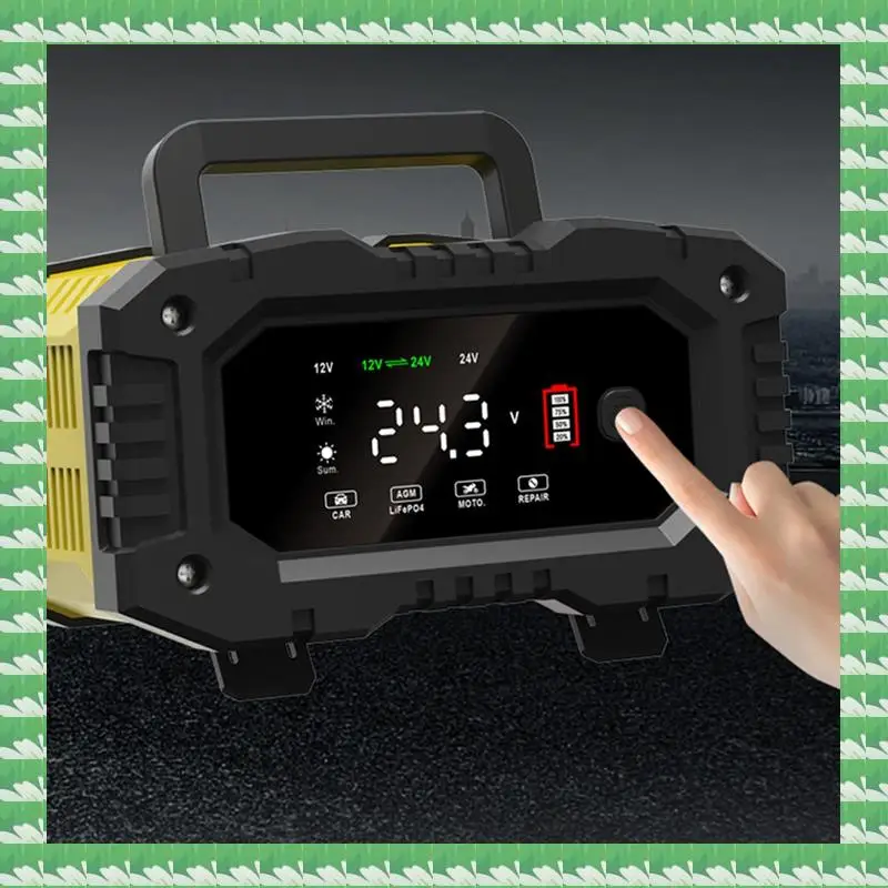 ONCE Metal Battery Charger 10A High Power Portable Car Motorcycle Battery Charger 12V24V For Battery Charging UK Plug
ONCE Metal Battery Charger 10A High Power Portable Car Motorcycle Battery Charger 12V24V For Battery Charging UK Plug