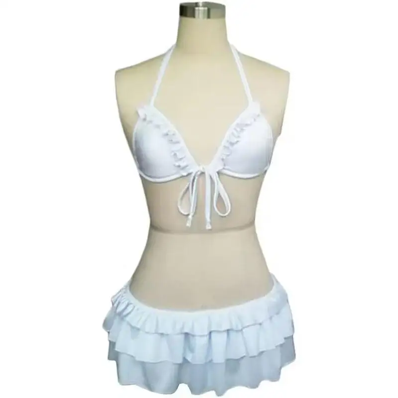 Summer Beachwear Bikini Set Women Sweet White Plaid Beach Vacation Fairy Sexy 2 Piece Set Swimwear Set Swimming Outfit 2025 New
Summer Beachwear Bikini Set Women Sweet White Plaid Beach Vacation Fairy Sexy 2 Piece Set Swimwear Set Swimming Outfit 2025 New
