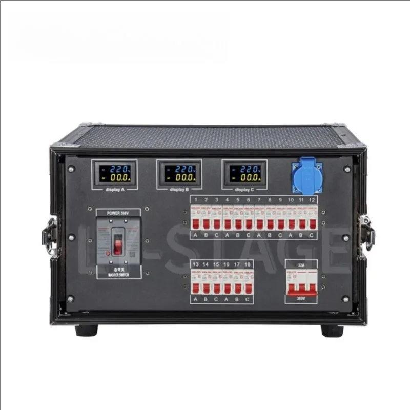 18-Channel (63A) Power through Cabinet with 18-Channel 16A Waterproof Output Fresnel Lights Type
18-Channel (63A) Power through Cabinet with 18-Channel 16A Waterproof Output Fresnel Lights Type