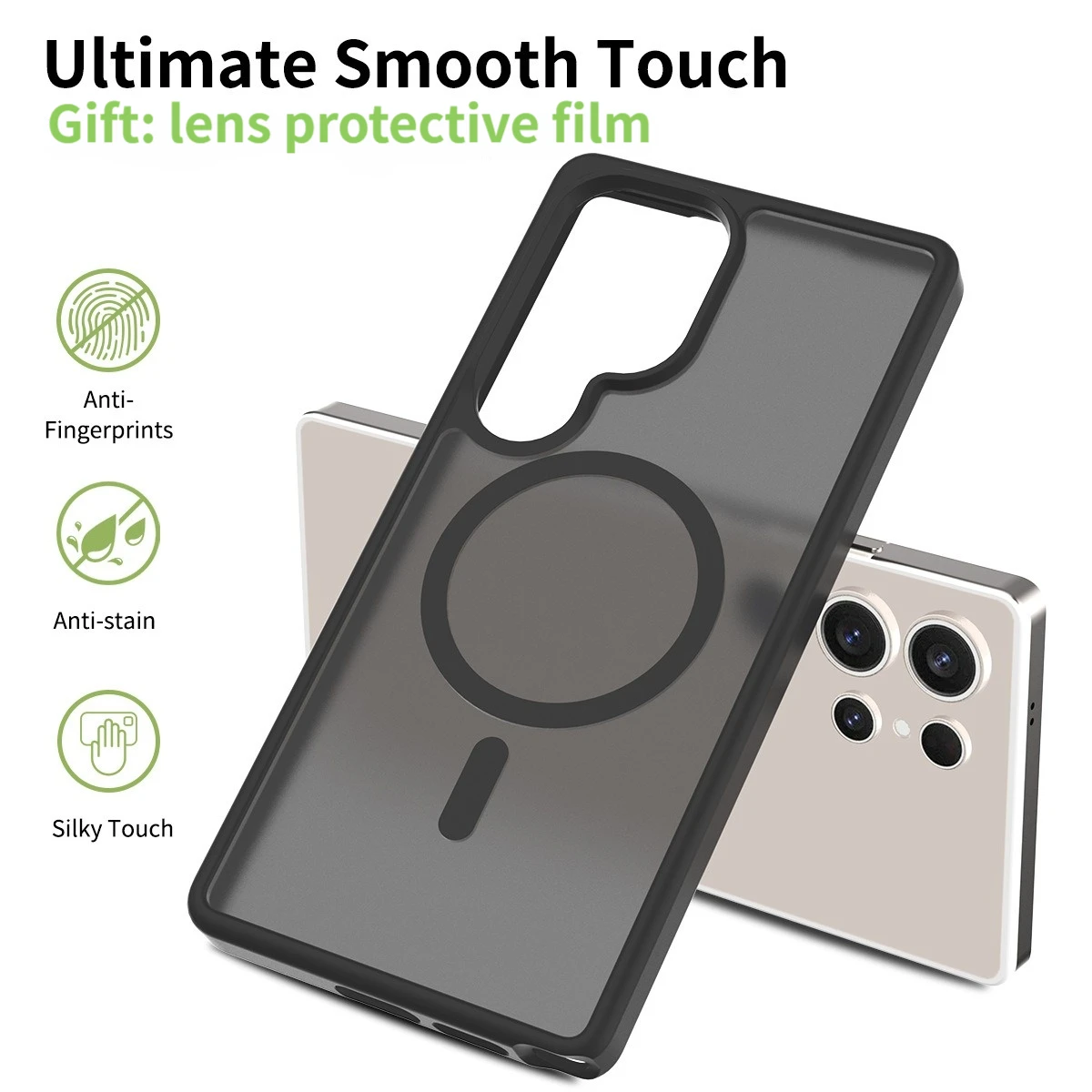 Suitable for Samsung S26Pro/S26ultra Magnetic Mobile Phone Case Frosted S25 Protective Case Samsung Anti-fall s24plus
Suitable for Samsung S26Pro/S26ultra Magnetic Mobile Phone Case Frosted S25 Protective Case Samsung Anti-fall s24plus
