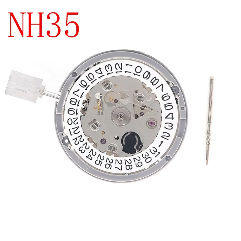 NH35 NH35A Mechanical Movement Japan Original Watches Wrist Day Date Set Automatic Replace Kit High Accuracy High Quality Parts
NH35 NH35A Mechanical Movement Japan Original Watches Wrist Day Date Set Automatic Replace Kit High Accuracy High Quality Parts