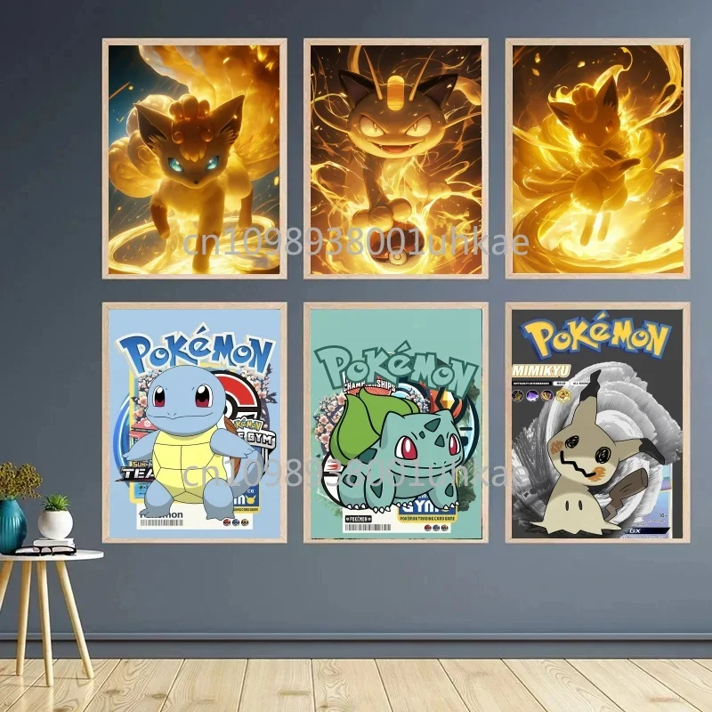 Anime Pokemon Pikachu Zeraora Squirtle Bulbasaur Lucario HD Canvas Painting Mural Background Wall Party Jewelry Birthday Gifts
Anime Pokemon Pikachu Zeraora Squirtle Bulbasaur Lucario HD Canvas Painting Mural Background Wall Party Jewelry Birthday Gifts