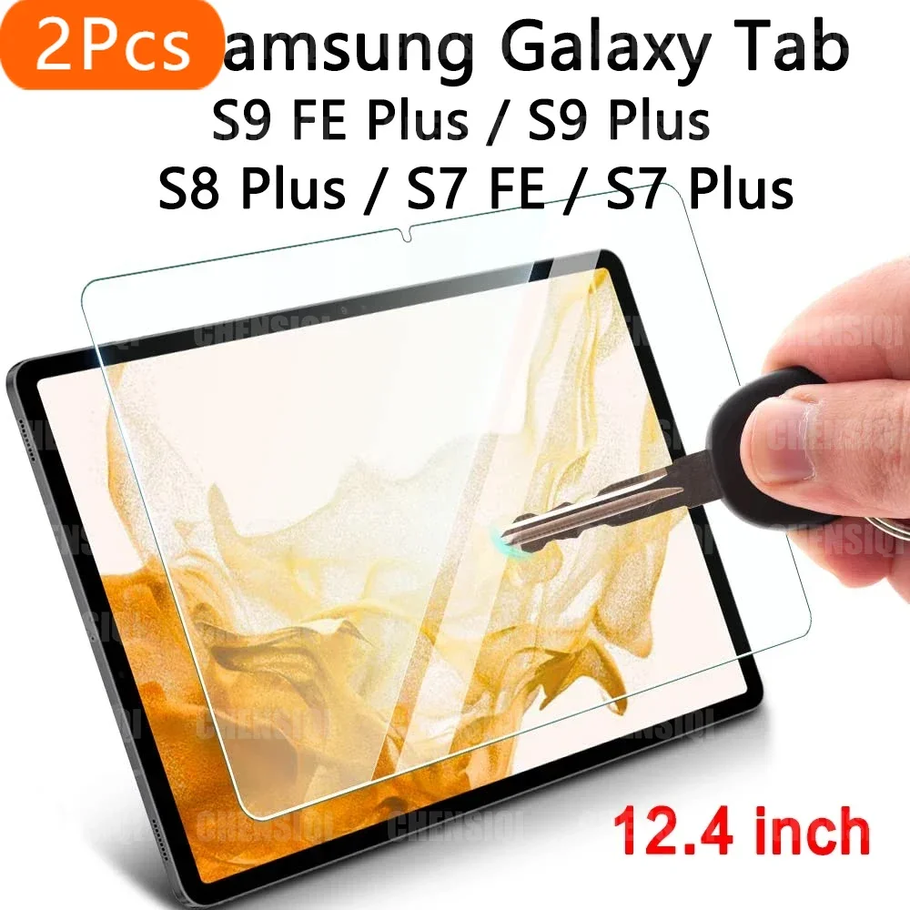 2Pcs Screen Protector for Samsung Galaxy Tab S9 FE Plus/S9 Plus/S7 FE/S8 Plus/S7 Plus(12.4 Inch)Tempered Glass for S9 FE+/S9+/S8
2Pcs Screen Protector for Samsung Galaxy Tab S9 FE Plus/S9 Plus/S7 FE/S8 Plus/S7 Plus(12.4 Inch)Tempered Glass for S9 FE+/S9+/S8