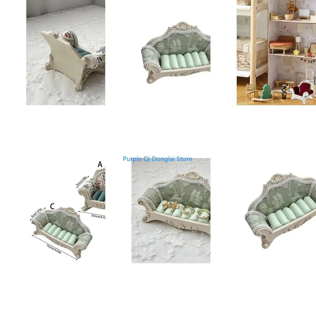 L21E Soft Fabric Earring Ring Organizers with Resin Base Decorative Chair for Figurine
L21E Soft Fabric Earring Ring Organizers with Resin Base Decorative Chair for Figurine