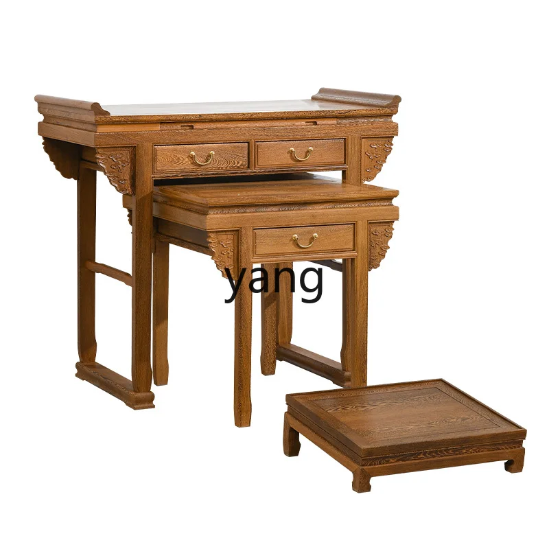 Yjq chicken wing wood table new Chinese all-solid wood incense case for Taiwan household Zhongtang Chinese Buddhist niche
Yjq chicken wing wood table new Chinese all-solid wood incense case for Taiwan household Zhongtang Chinese Buddhist niche