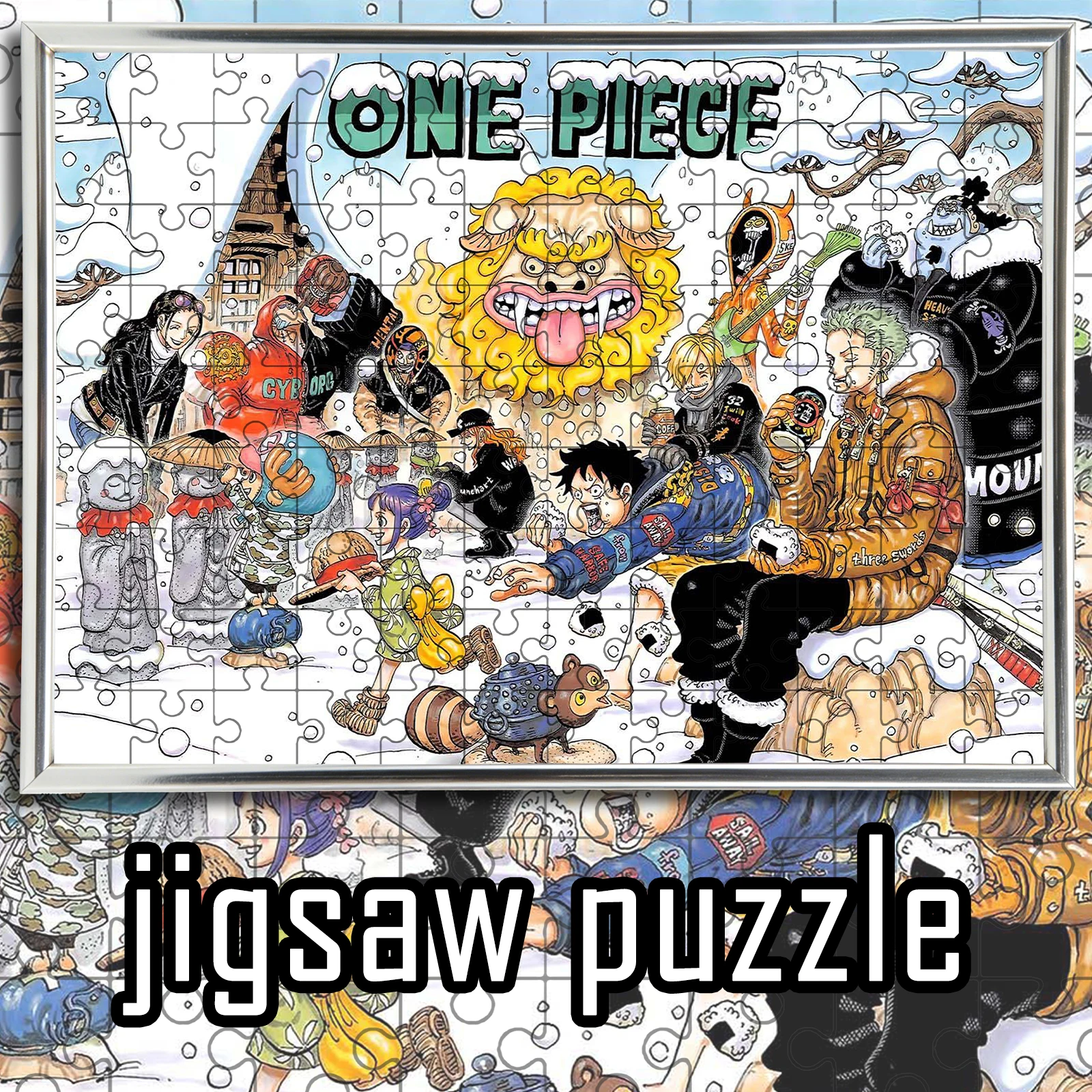 One Piece Wano Country theme Jigsaw 108/200/300/500/1000pcs wooden floor game puzzle,home decoration,gift
One Piece Wano Country theme Jigsaw 108/200/300/500/1000pcs wooden floor game puzzle,home decoration,gift