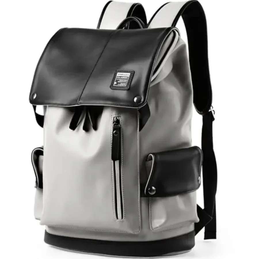Vintage Leather Travel Backpack For Men Fit 15.6 inch Laptop Waterproof Large School Casual Bookbag Work College Smooth Zipper
Vintage Leather Travel Backpack For Men Fit 15.6 inch Laptop Waterproof Large School Casual Bookbag Work College Smooth Zipper